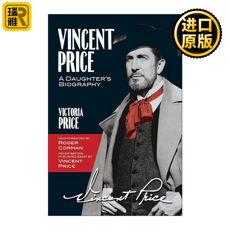 英文原版 Vincent Price 文森特·普莱斯传 女儿回忆录 好莱坞 剪刀手爱德华 英文版 进口英语原版书籍