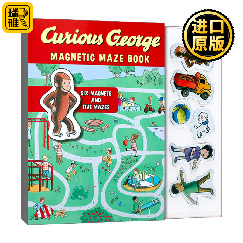 Curious George Magnetic Maze Book H. A. Rey