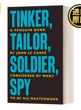 英文原版小说 Tinker Tailor Soldier Spy 锅匠 裁缝 士兵 间谍 约翰 勒卡雷  现代经典 英文版 John Le Carré 进口英语原版书籍
