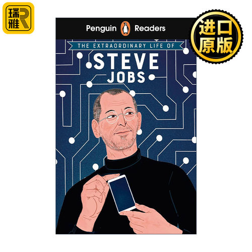 英文原版 Penguin Readers Level 2 The Extraordinary Life of Steve Jobs ELT Graded Reader企鹅分级阅读第2级 乔布斯传 英文版