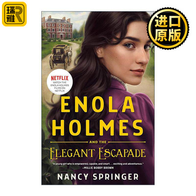 英文原版 Enola Holmes and the Elegant Escapade 埃诺拉福尔摩斯和优雅的冒险 影视原著 英文版 进口英语原版书籍