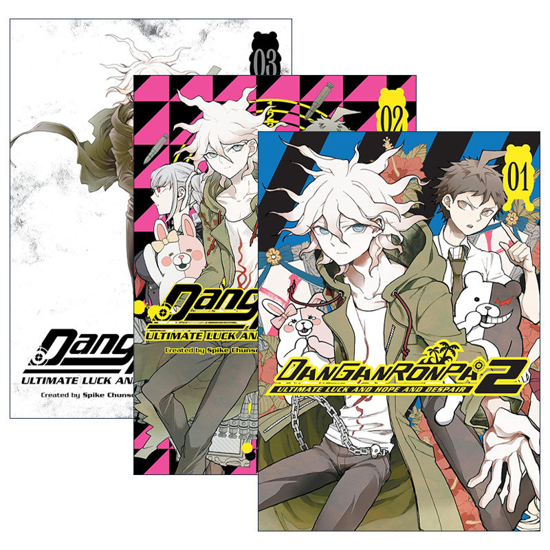 英文原版 Danganronpa 2 Ultimate Luck and Hope and Despair 弹丸论破 2系列3册 终极的运气希望和绝望 英文版 进口英语原版书籍,书籍/杂志/报纸,漫画类原版书,淘宝优惠券,粉丝福利购,淘宝优惠卷