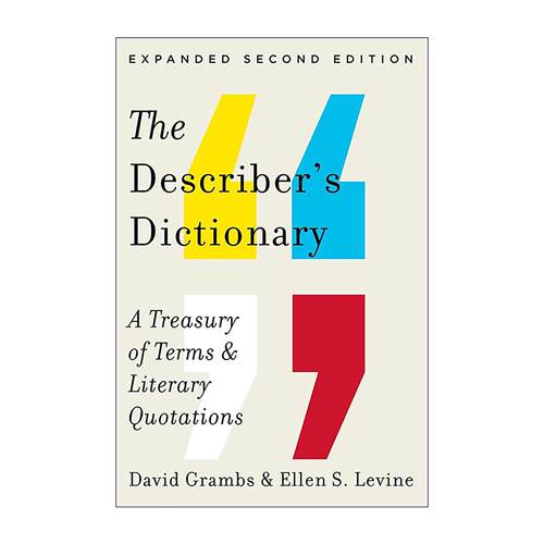 英文原版 Describer's Dictionary 描述者词典 术语与文学引语宝库 文字工作者参考指南 英文版 进口英语原版书籍