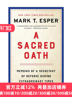 英文原版 A Sacred Oath 神圣誓言 前美国国防部长Mark Esper 英文版 进口英语原版书籍