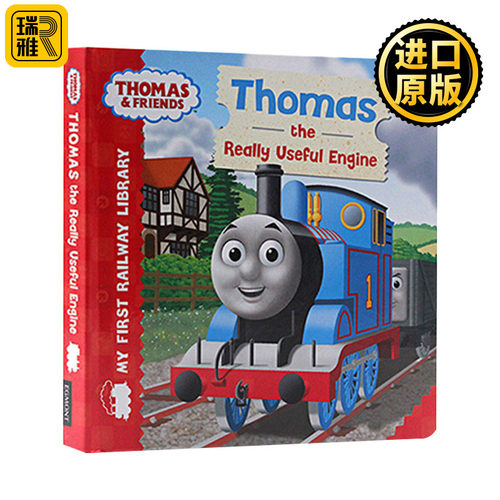 英文原版 Thomas and Friends My First Railway Library Thomas the Really Useful Engine 托马斯和他的朋友们第一火车图书馆