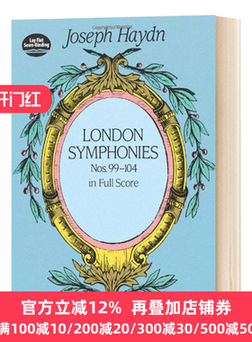 - London Symphonies Dover Publications Joseph Haydn 进口英语原版书籍