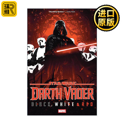 英文原版 Star Wars Darth Vader Black White & Red 星球大战 达斯·维达 黑白红 漫威漫画 英文版 进口英语原版书籍