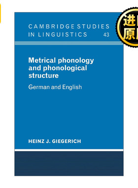 正版英语原版 Metrical Phonology and Phonological Structure