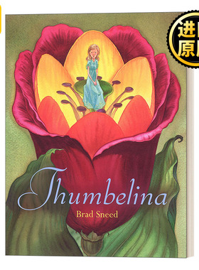 英文原版绘本 Thumbelina 拇指姑娘 Hans Christian Andersen 儿童精装童话名著绘本 4-8岁 英文版 进口英语原版书籍
