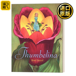 英文原版绘本 Thumbelina 拇指姑娘 Hans Christian Andersen 儿童精装童话名著绘本 4-8岁 英文版 进口英语原版书籍