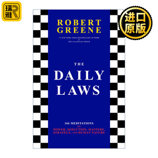 Laws 精装 战略和人性 The Daily 366条沉思录 关于权力 日常法则 Greene 英文原版 诱惑 Robert 把控