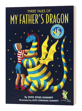 Three Tales My Father's Dragon 我爸爸的小飞龙三部曲 精装 1949纽伯瑞银奖 进口英语原版书籍