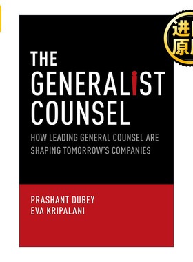 The Generalist Counsel 通才律师 领先的总法律顾问如何塑造明天的公司