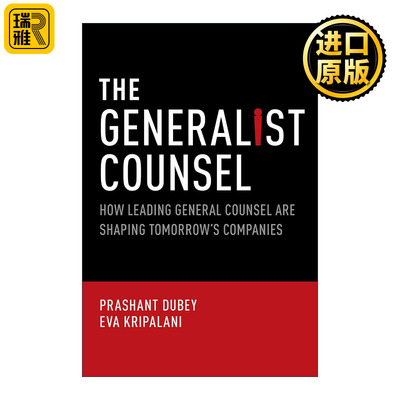 The Generalist Counsel 通才律师 领先的总法律顾问如何塑造明天的公司