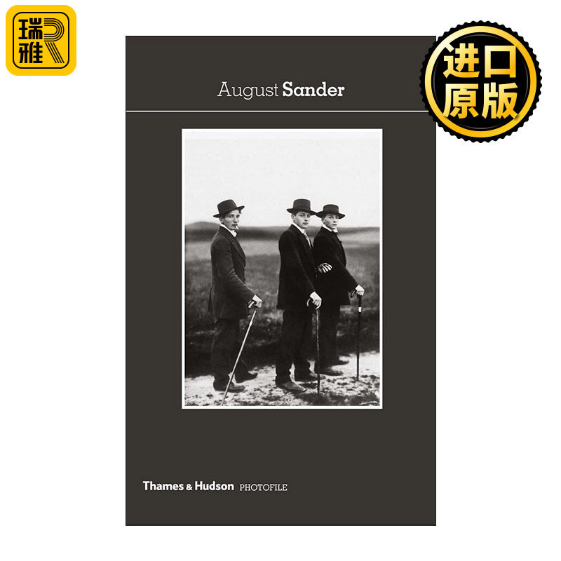正版 August Sander  奥古斯特桑德摄影作品集 Photofile系列 英文原版 进口英语书籍