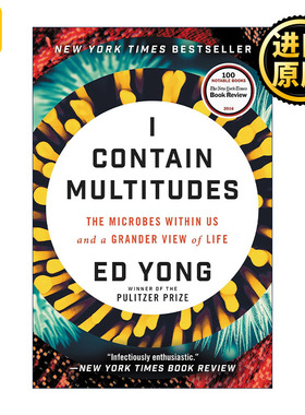 英文原版 I Contain Multitudes 我包罗万象 微生物视野下的生命图景全纪录 英文版 进口英语原版书籍