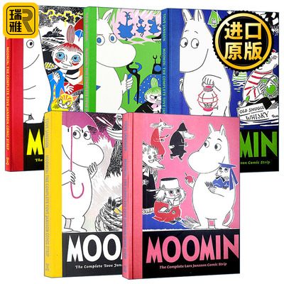 Moomin Book The Complete Lars Jansson Comic Strip 姆明谷漫画1-5册