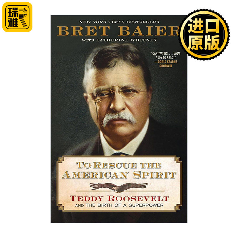 英文原版 To Rescue the American Spirit 拯救美国精神 西奥多?罗斯福与超级大国的崛起 精装 英文版 进口英语原版书籍