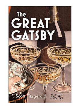英文原版 The Great Gatsby Illustrated Edition 了不起的盖茨比 精装插画版 伦敦插画师Alice Tye 英文版 进口英语原版书籍
