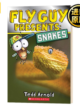 英文原版 Fly Guy Presents #7: Snakes (Scholastic Reader, Level 2) 苍蝇小子#7：蛇
