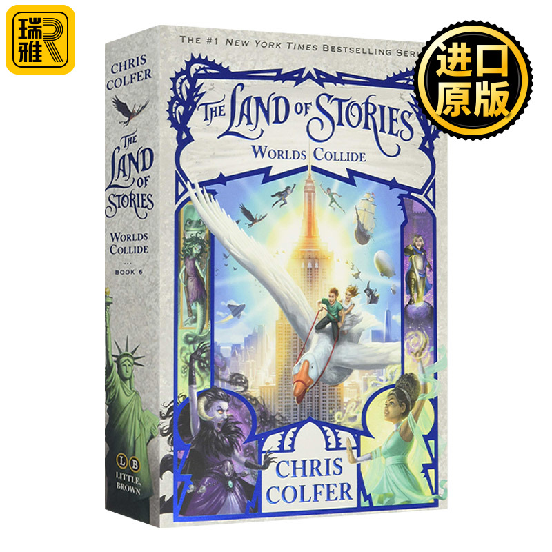 英文原版 The Land of Stories #6 Worlds Collide 异世界童话之旅6 英文版 Chris Colfer 进口英语原版书籍