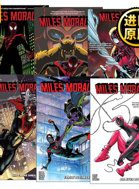 英文原版 Miles Morales 迈尔斯·莫拉莱斯系列1-6册 漫威漫画 蜘蛛侠 Saladin Ahmed 英文版 进口英语原版书籍