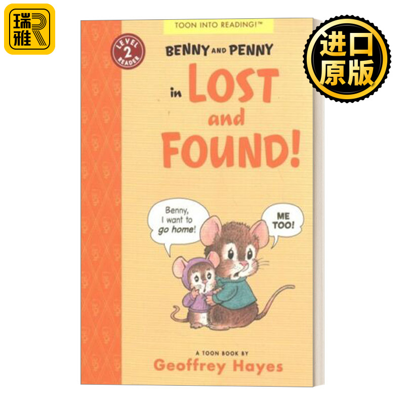 英文原版 Benny and Penny in Lost and Found 本尼和佩妮系列 失物招领 儿童英语漫画绘本 第2级 Geoffrey Hayes 英文版 进口书籍