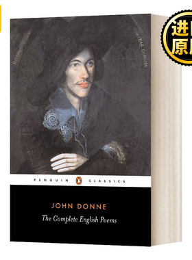 约翰多恩 英国诗歌全集 黑经典 英文原版 The Complete English Poems John Donne 英文版 Donne,John 进口英语原版书籍
