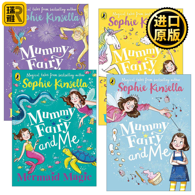 英文原版 Mummy Fairy and Me 仙女奇遇记系列1-4册 美人鱼魔法 等待中的仙女 儿童英语奇幻故事阅读 英文版 进口英语原版书籍