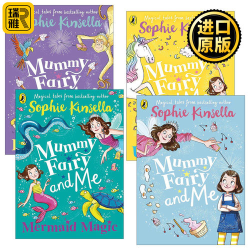 英文原版 Mummy Fairy and Me 仙女奇遇记系列1-4册 美人鱼魔法 等待中的仙女 儿童英语奇幻故事阅读 英文版 进口英语原版书籍
