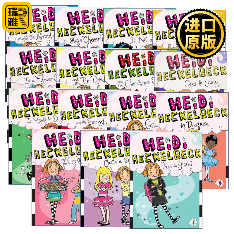 正版 Heidi Heckelbeck 小女巫海蒂系列1-15册 儿童章节桥梁书 校园故事 英文原版 进口英语书籍