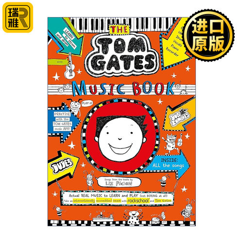 英文原版 Tom Gates The Music Book 汤姆盖茨 音乐书 英文版 进口英语原版书籍