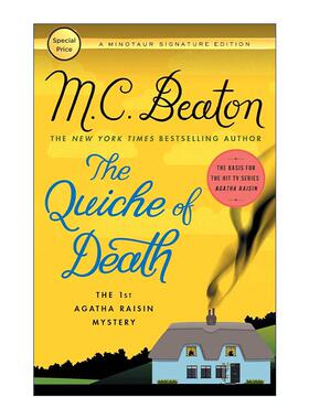 英文原版 The Quiche of Death 死亡乳蛋饼 阿加莎·瑞森探案集 英文版 进口英语原版书籍
