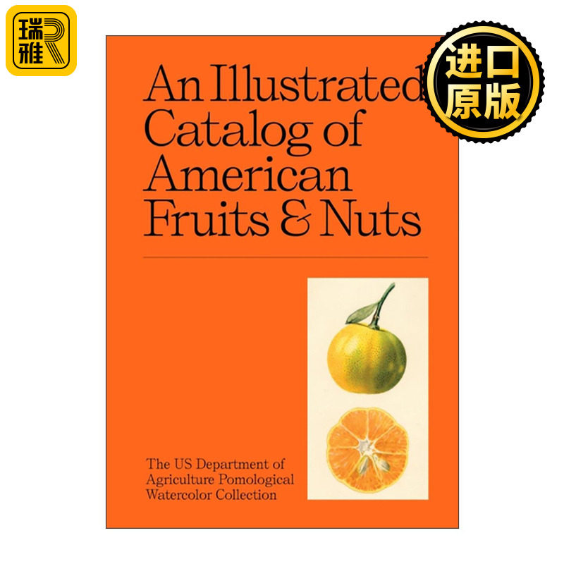 英文原版 An Illustrated Catalog of American Fruits & Nuts 果蔬图谱 美国农业部水彩图鉴精选集 英文版 进口英语原版书籍