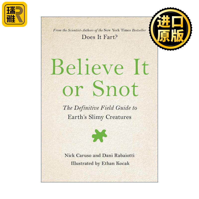 英文原版 Believe It or Snot 信不信由你 精装 英文版 进口英语原版书籍