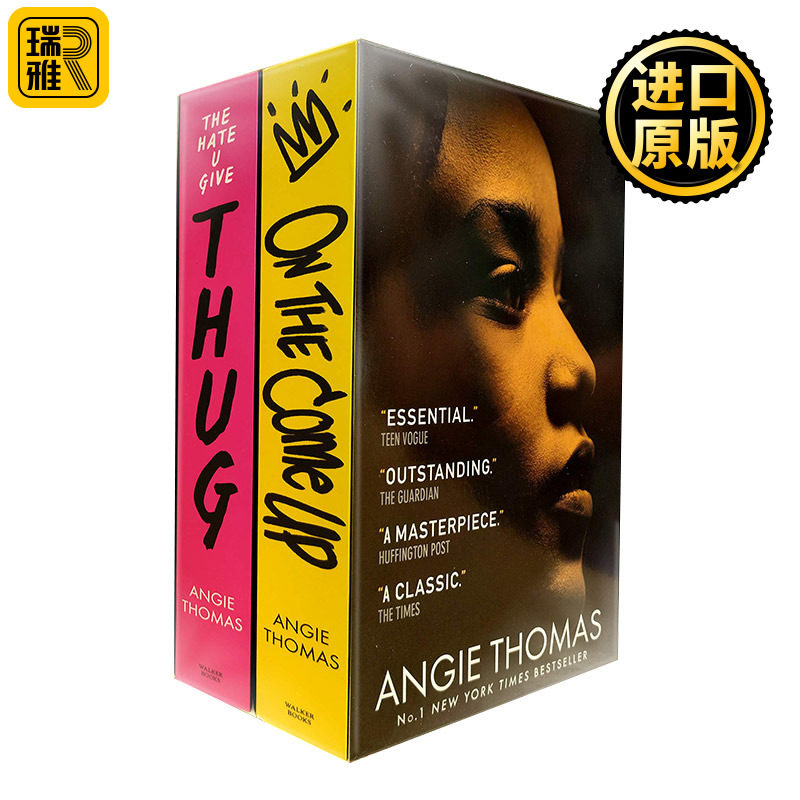 英文原版 Angie Thomas Collector's Boxed Set 你给的恨 2018普林兹银奖 2册盒装 含The Hate U Give On the Come Up 进口书籍