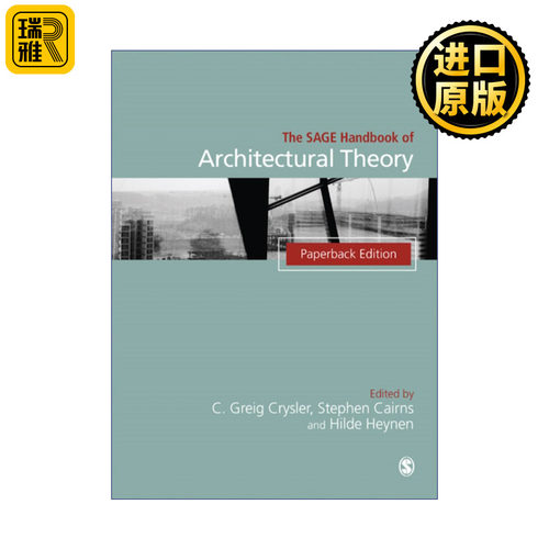 The SAGE Handbook of Architectural Theory  SAGE建筑理论手册 C.Greig Crysler