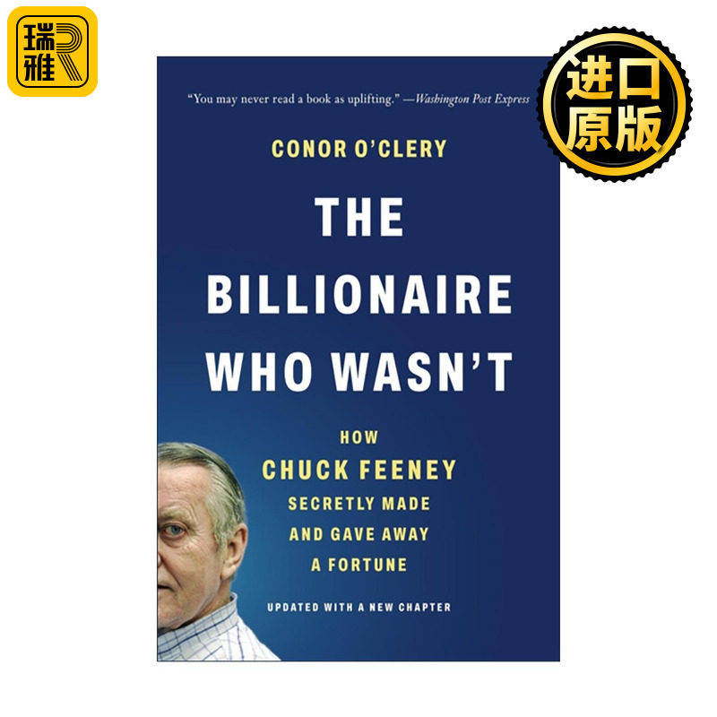 英文原版 The Billionaire Who Wasn't 亿万非富翁 菲尼如何默默赚得并捐出大笔财富 英文版 进口英语原版书籍