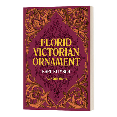 Florid Victorian Ornament 华丽的维多利亚装饰品（刻字，书法，排版） 英文原版