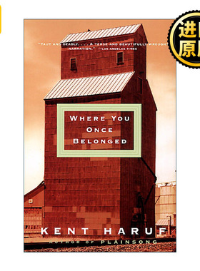 英文原版 Where You Once Belonged Vintage Contemporaries 你曾经属于哪里 晚风如诉作者Kent Haruf 肯特·哈鲁夫 进口英语书籍