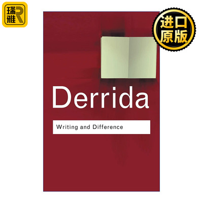 Writing and Difference Jacques Derrida 英文原版