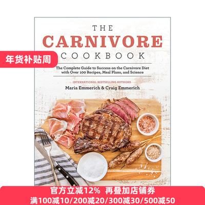 正版 The Carnivore Cookbook 英文原版 进口英语书籍