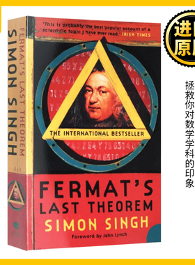费马大定理 英文原版 Fermat's Last Theorem 西蒙辛格 Simon Singh 全英文版 进口英语自然科学类书籍 Fourth Estate Ltd 正版