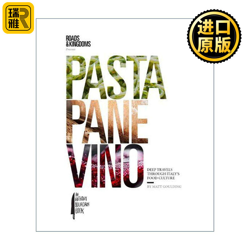 英文原版 Pasta Pane Vino 意面 面包 葡萄酒 意大利大众饮食之魂 精装 英文版 进口英语原版书籍