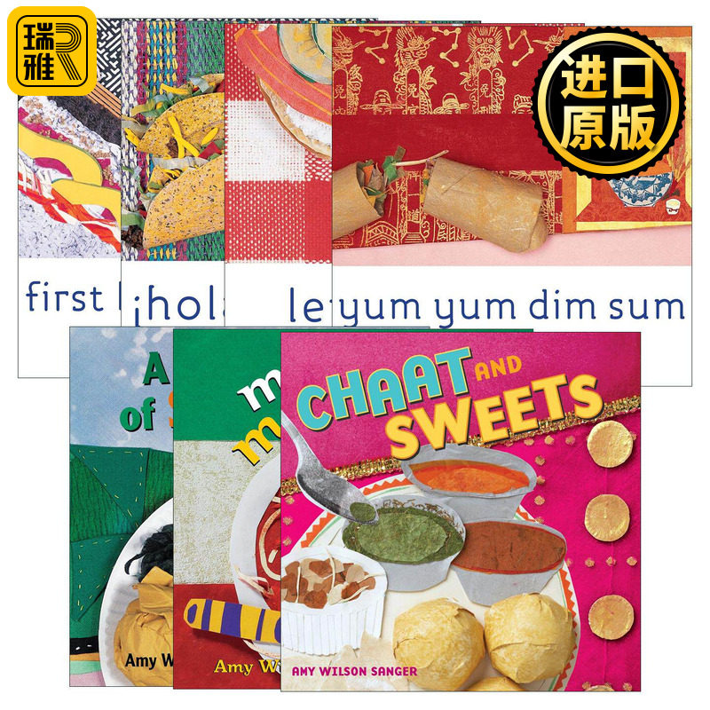 英文原版 World Snacks 世界零食系列7册 儿童美食启蒙认知绘本 纸板书 Amy Wilson Sanger 英文版 进口英语原版书籍