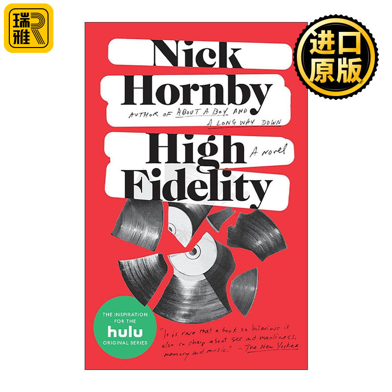 英文原版 High Fidelity 失恋排行榜 自杀俱乐部作者尼克·霍恩比 英文版 进口英语原版书籍