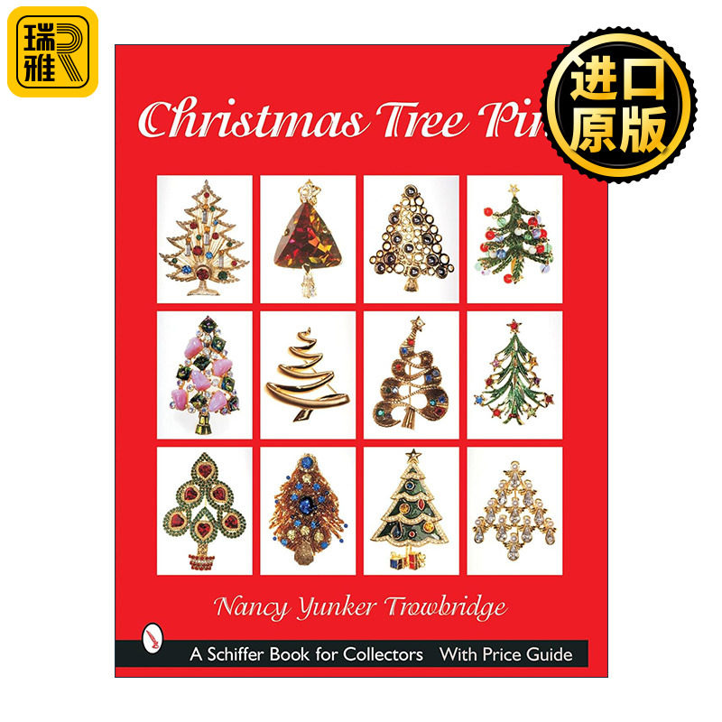 Christmas Tree Pins 圣诞树别针收藏指南 首饰配饰全彩图册 Nancy Yunker Trowbridge