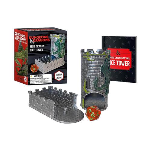 英文原版 Dungeons & Dragons Mini Dragon Dice Tower 龙与地下城 迷你骰子塔 带指南 英文版 进口英语原版书籍