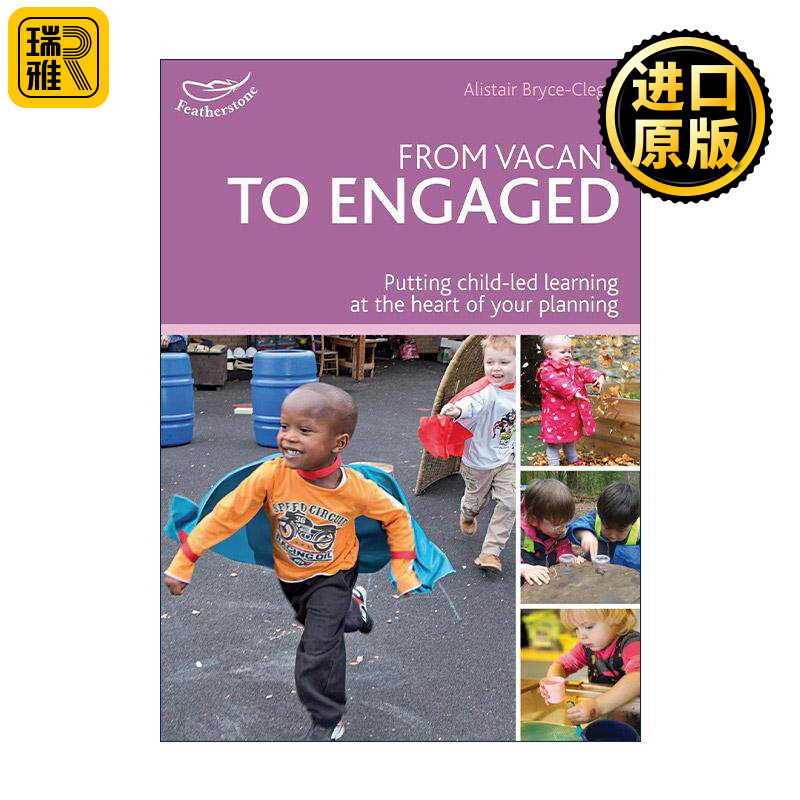 英文原版 From Vacant to Engaged 从空虚到参与 把儿童主导的学习放在你的计划中心 英文版 进口英语原版书籍