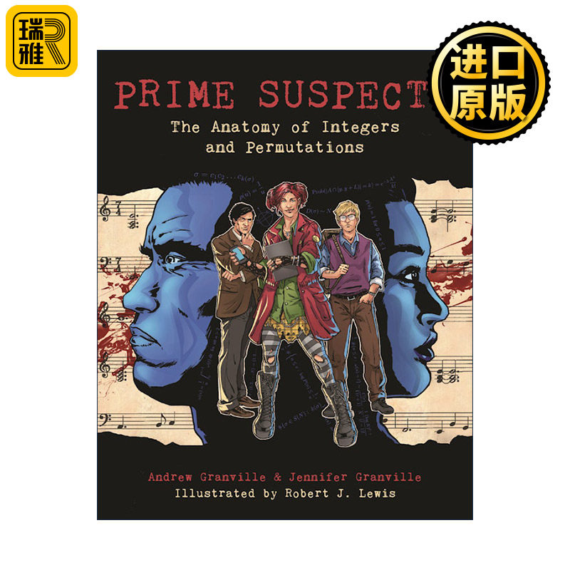 英文原版 Prime Suspects 头号嫌疑人 整数与排列的剖析 数学漫画 Andrew Granville 英文版 进口英语原版书籍